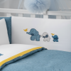 Σετ Προίκας 9τμχ 70*140 Elephant Blue