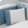 Σετ Προίκας 9τμχ 70*140 Elephant Blue