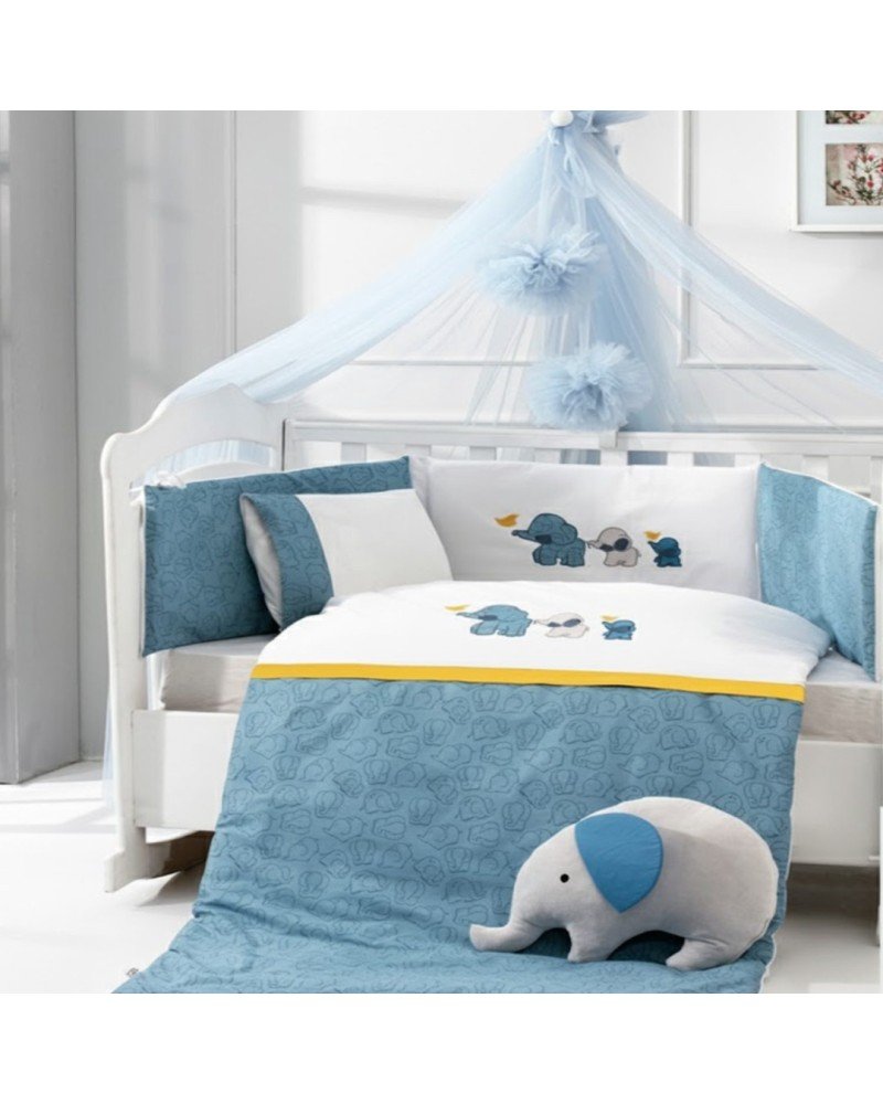 Σετ Προίκας 9τμχ 70*140 Elephant Blue Σετ Προίκας 9τμχ 70*140 Elephant Blue