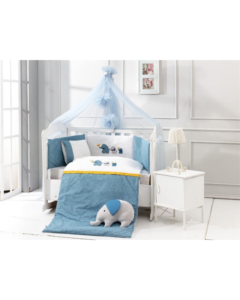Σετ Προίκας 9τμχ 70*140 Elephant Blue Σετ Προίκας 9τμχ 70*140 Elephant Blue