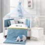 Σετ Προίκας 9τμχ 70*140 Elephant Blue
