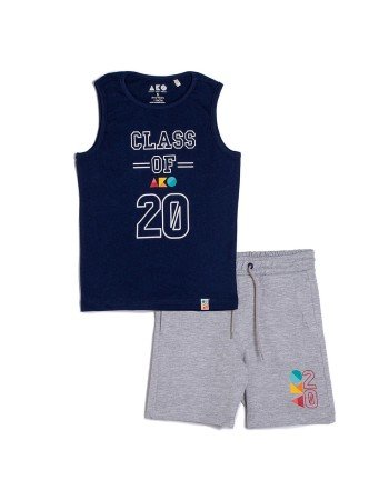 Σετ Αμάνικο Μπλουζάκι Με Βερμούδα Class Of 20