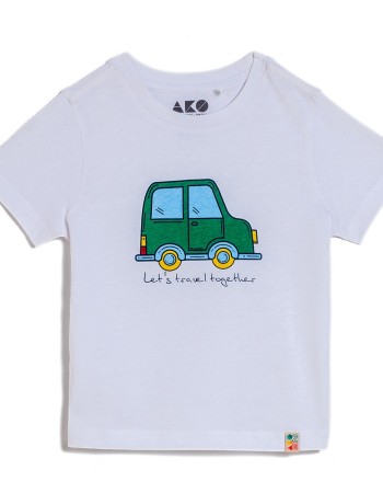 Μπλούζα Κοντομάνικη Lets Travel Together